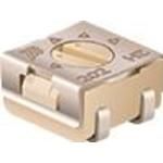 Res Cermet Trimmer 22K Ohm 20% 0.25W(1/4W) 1(Elec)/1(Mech)Turns 2.45mm (5 X 5 X 2.55mm) J-Hook SMD T/R