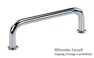 HANDLE, ROUND, 235MM; External Height - Imperial:9.8; External Height - Metric:249mm; External Diameter - Imperial:0.39; External Diameter - Metric:10mm; External Width - Imperial:0.39; External Width - Metric:10mm; Handle Material:Steel; Handle Type:Round; Product Range:-; SVHC:No SVHC (15-Jun-2015); Carrying Capacity:100kg; Colour:Chrome; External Length / Height:249mm; External Width:10mm; Fixing Centres:235mm; Height:249mm; Material:Steel; Overall Height:43mm; Overall Width:10mm; Thread Size:M5