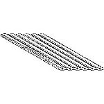 7C 22AWG 300V UL VW-1 PVC Ribbon Cable, 2.54mm Pitch