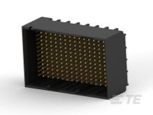 192 Pos Backplane Conn, 128 Sig/64 Grnd, 25Gbps, Press-Fit, Thru-Hole
