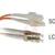 Patch Cord,  Fiber Optic,  Duplex Multi Mode,  SC-LC 1M