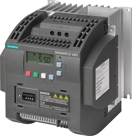 AC Drive;  VFD;  4 HP,  480VAC,  3 PHASE,  SINAMICS V20,  Filter C3