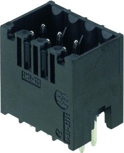 12-Contact Shrouded Header, 2 Rows, 3.5mm Pitch, Tin Plating, Solder Termination