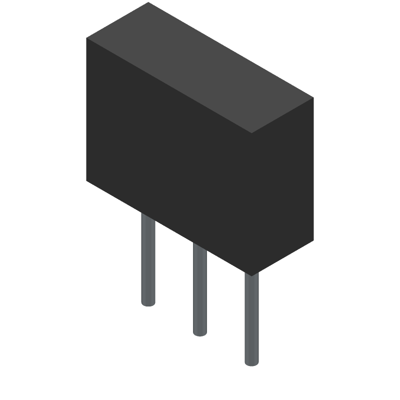 4MHz Ceramic Resonator, ±0.5% Tol, ±0.2% Stability, 15pF, 30Ω, Thru-Hole