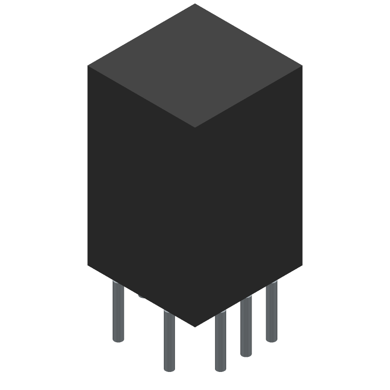 Switch Rotary ON ON ON ON ON SP5T 5 Knob Shaft PC Pins 0.1A 28VAC 28VDC 0.4VA Sub-Miniature