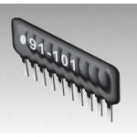 Ceramic Capacitor Network 0.1uF 50V X7R 20% SIP 9-Cap 125C