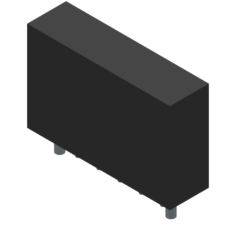5 Pos Power Connector, 8A, 600V, 5.08mm Pitch, Solder, Thru-Hole