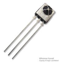 PHOTODIODE, IR RECEIVER, VERTICAL; Carrier Frequency:38kHz; Transmission Range:16m; Directivity:50 ; Supply Voltage Min:4.5V; Supply Voltage Max:5.5V; Supply Current:3mA; Operating Temperature Min:-25 C; Packaging:Each ;RoHS Compliant: Yes