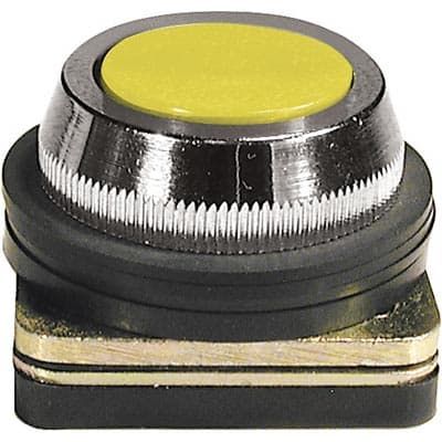 Pushbutton Switch, 10A, 2.5kV AC, Panel Mount, Copper/Silver Contacts