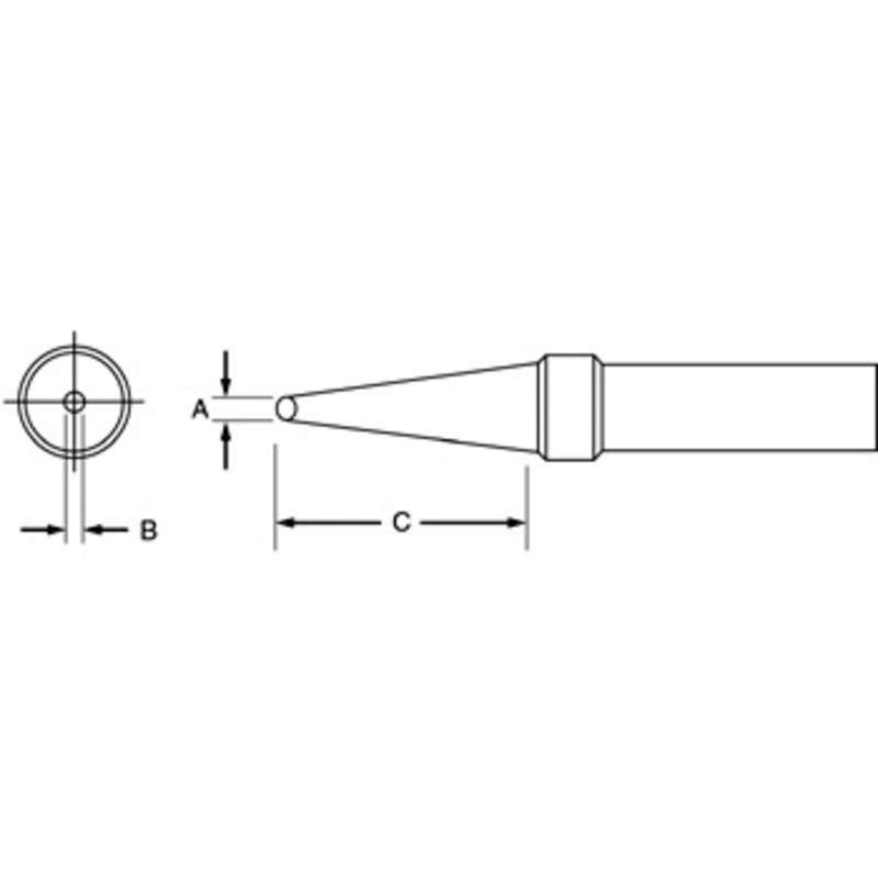 TIP REPLACEMENT .031" 800 DEG