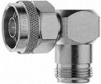 Conn Type N Adapter M/F 0Hz to 11GHz 50Ohm RA Cu2Ag5