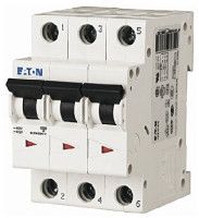 EATON   FAZ6-C2/3   CIRCUIT BREAKER, 3 POLE, C TYP, 2A