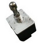 Switch Toggle ON OFF ON 4PDT Locking Lever Screw 20A 277VAC 250VDC Panel Mount with Threads Automotive
