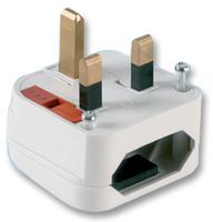 MULTICOMP         ICP3-WH-R-10A             PLUG, ITALIAN 3P-BS1363, 10A, WHITE