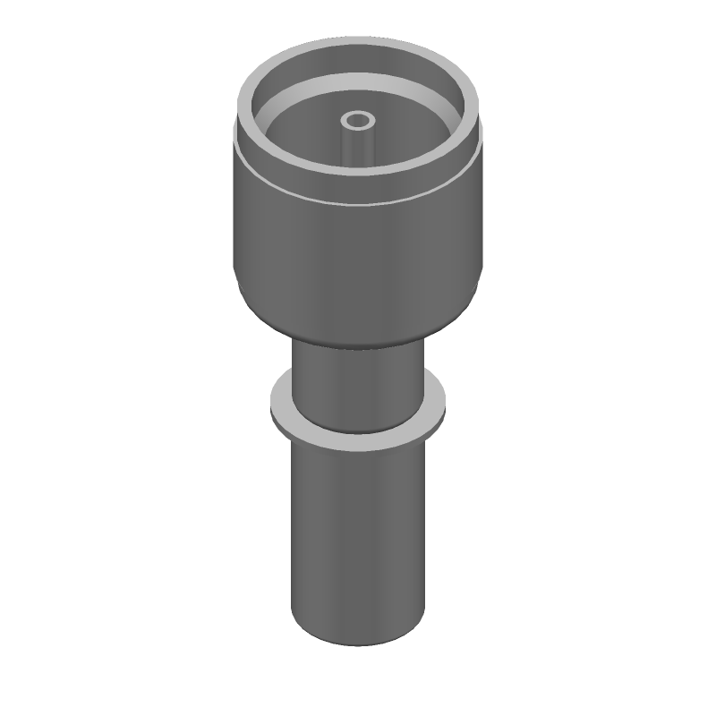 UHF RF Coax Plug, Male, Crimp, 2GHz, 335V, Nickel/Tin