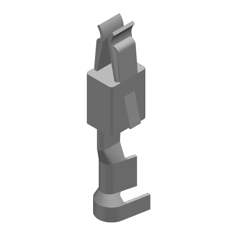 Female Socket Contact, 17-20AWG, 30A, Crimp, Tin Plated