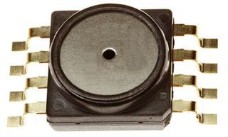 GAGE, PEIZORESISTIVE PRESSURE SENSOR, 0-0.56Psi, 6.25%, 1-4.90V, SQUARE, SURFACE MOUNT