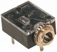 Decelect Forgos 3.5mm PCB Mount Stereo Jack Socket