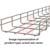 CABLE TRAY;  WIRE MESH;  4 SECTIONS;  78.0L X8.0W X 2.0D IN. PER SECTION;  8 SPLICES