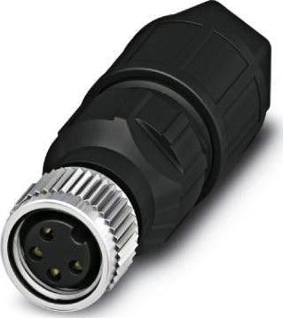 4 Pos 4A Female Sensor Actuator, Straight, Cable Mount, IP65