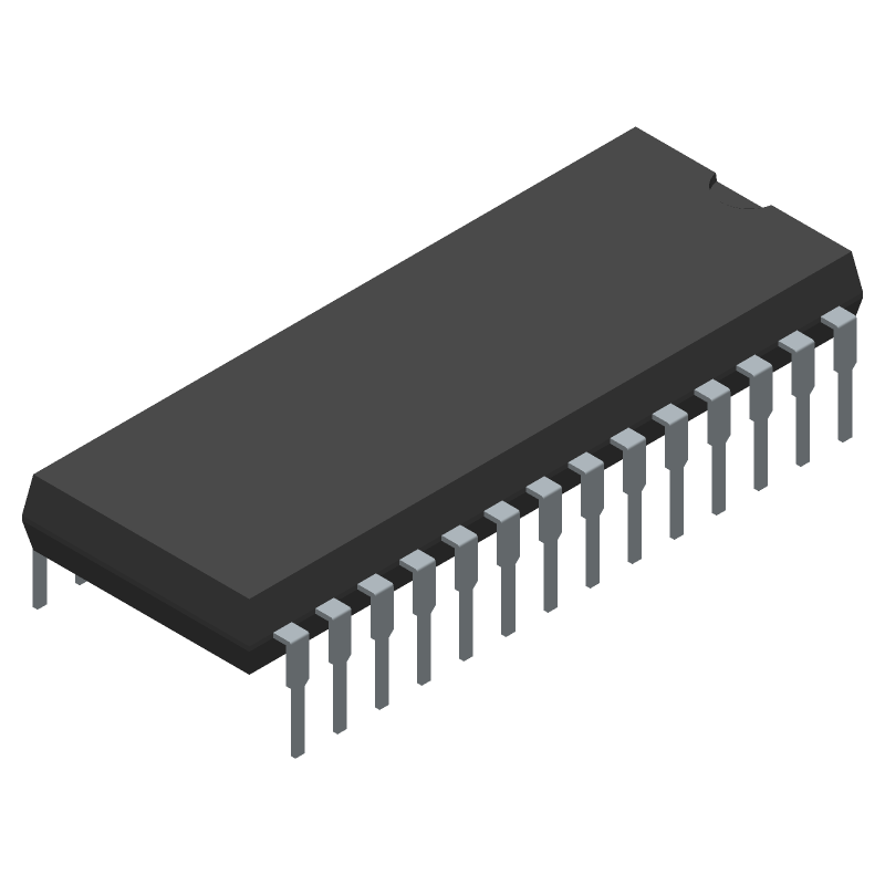 OTP ROM 64Kx8 45ns CMOS PDIP28 Parallel