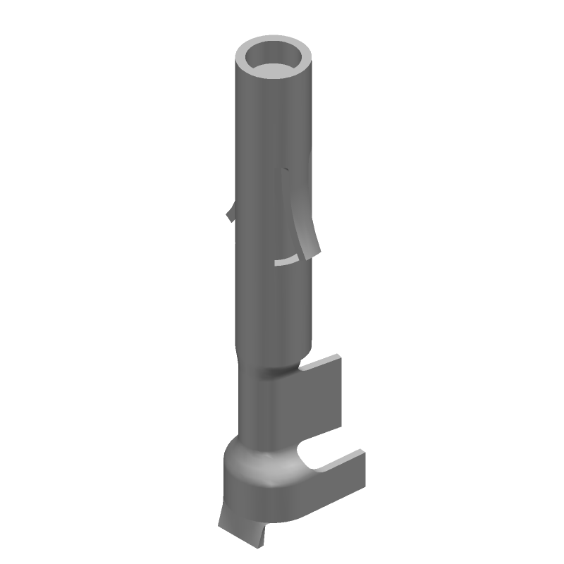Power Contact, 19A, 600V, Female, Crimp, 14-20AWG, Tin