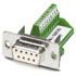 D-SUB Module F 9 POS RA