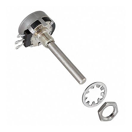 Conductive Plastic Potentiometer 2.5kR 10% 2W Panel Mount