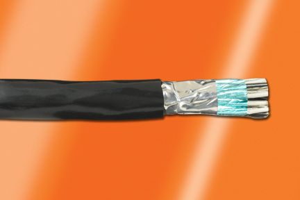 24AWG 25 Pair Shielded Multi-Pair Cable, 300V, 1000ft