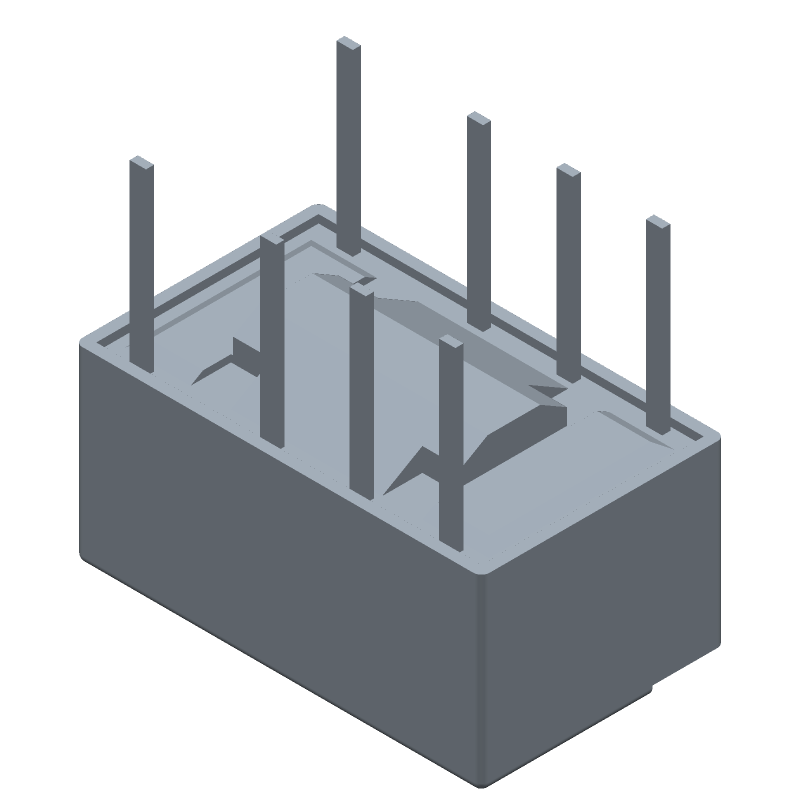 RF RELAY, DPDT, MOMENTARY, 0.012A (COIL), 12VDC (COIL), 140mW (COIL), 5A (CONTACT), 220VDC (CONTACT), 900MHz, 60W (RF INPUT), THROUGH HOLE-STRAIGHT MOUNT, ROHS COMPLIANT