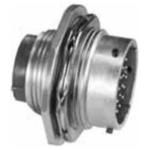31-Contact Circular Jam Nut Socket, 600VAC, -55°C to 125°C