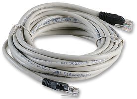 PRO SIGNAL         PS11224             Network Cable, Cat5e, RJ45 Plug, RJ45 Plug, 16 ft, 5 m, Grey