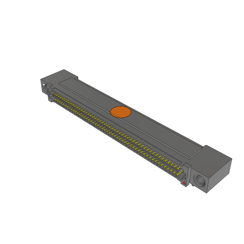 200-Contact SKT Field Array Connector, 1.27mm Pitch, 280VAC, -55 to 125°C