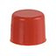 CAP PUSHBUTTON ROUND RED