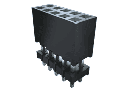 150-Contact Elevated Socket, SKT, 2mm Pitch, 3 Rows, Through Hole Mount