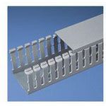 Wiring Ducts Slotted Rectangular without Cover Polyvinyl Chloride Light Gray