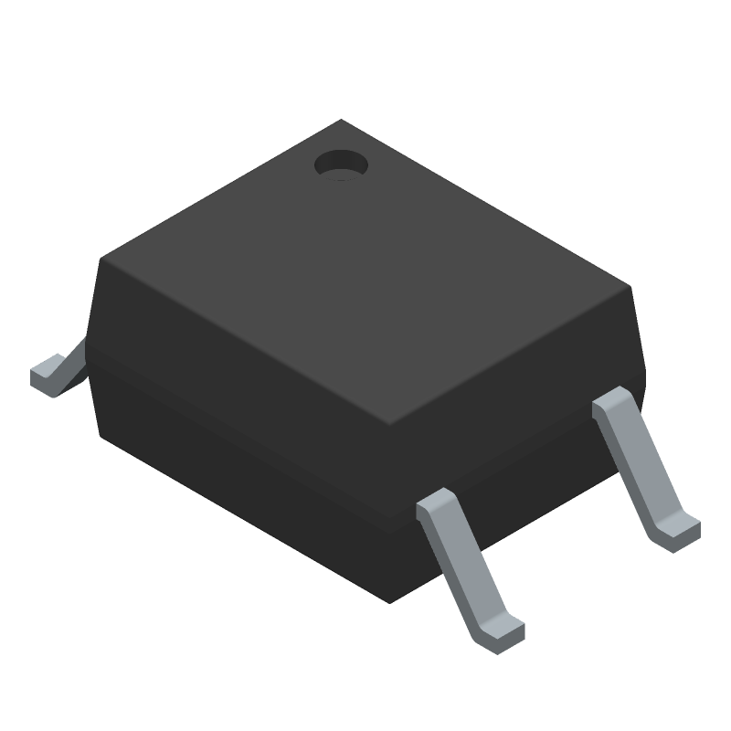 Optocoupler, 3.75kV Isolation, 80V VCEO, 600% CTR, SOIC, SMD