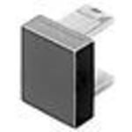 Actuator;  Switch;  P/B;  3NC+3NO;  MOM;  Sq;  18x18mm;  Illuminated;  Gold;  5A;  250VAC;  Solder