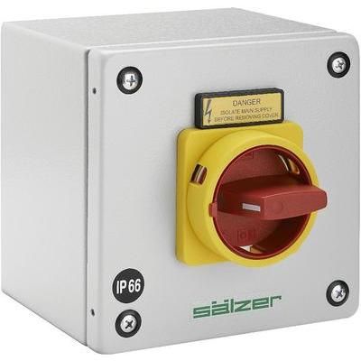 Isolator switch 20 A 1 x 90 ° Yellow, Red Sälzer H216-41300-087M4 1 pc(s)