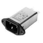 10A 250V AC 3 Pos Card Edge Connector, 100nF, Panel Mount