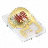 Red SMD LED Emitter, 90lm, 350mA, 627nm, 125° Viewing Angle