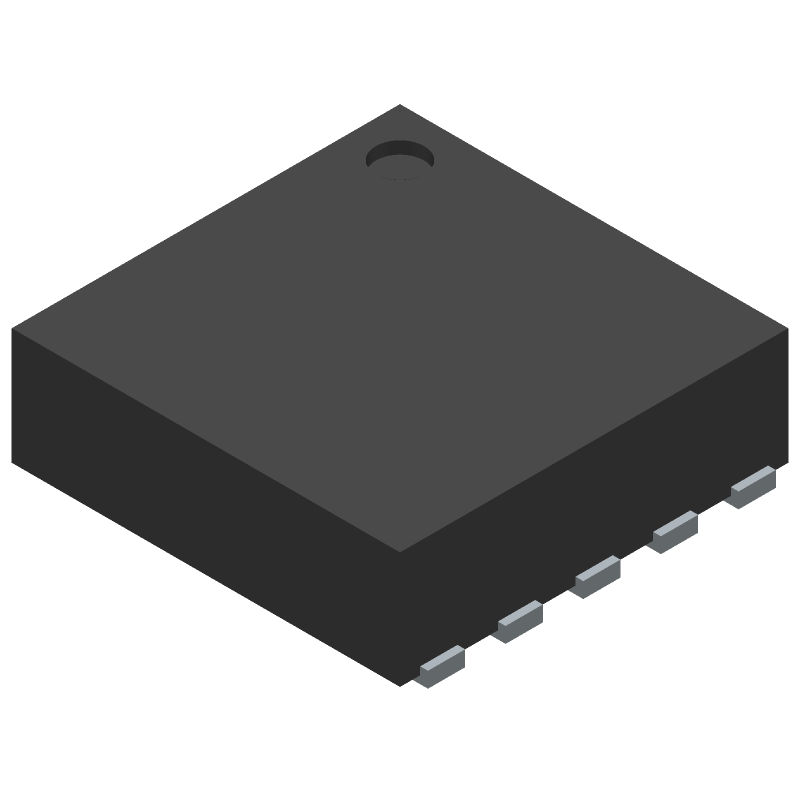 16-Bit Dual-Ch SPI V-Out DAC, 125°C, 10-WSON