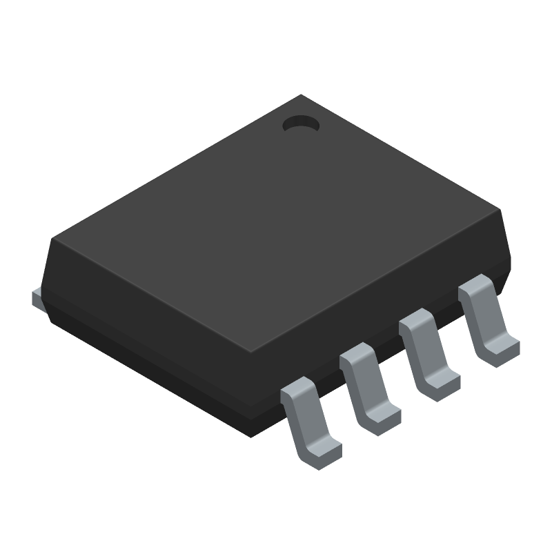 1-Ch Optocoupler, 5kV Isolation, 20mA Input, 0.75% CTR, SMD