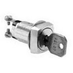 Key Lock Switch SPST 1A 120VAC Panel Mount 90°