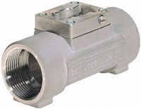 Burkert Stainless Steel In-line Flow Sensor Fitting 1/2in Straight Flow Adapter 1/2BSP