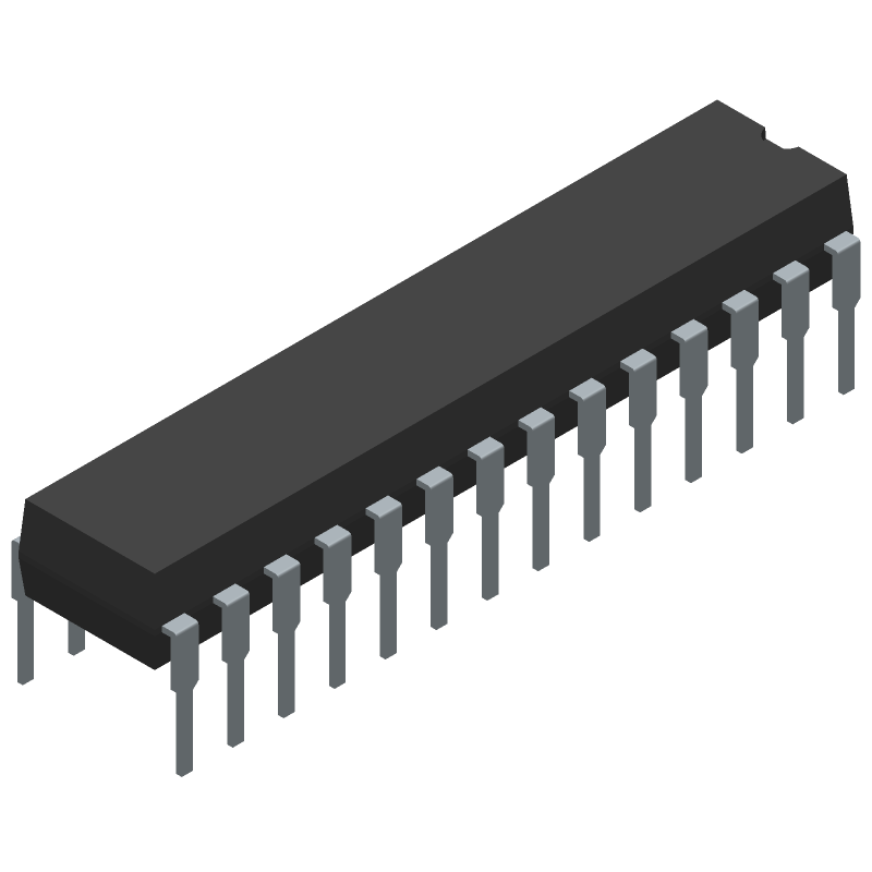 16-Bit dsPIC MCU, 128KB Flash, 40MHz, DIP-28