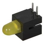 @LED,YEL,YEL DIFFUS,PCB,T13/4, 585nm,2.1Vf,If=20mA,V/ANGLE:3