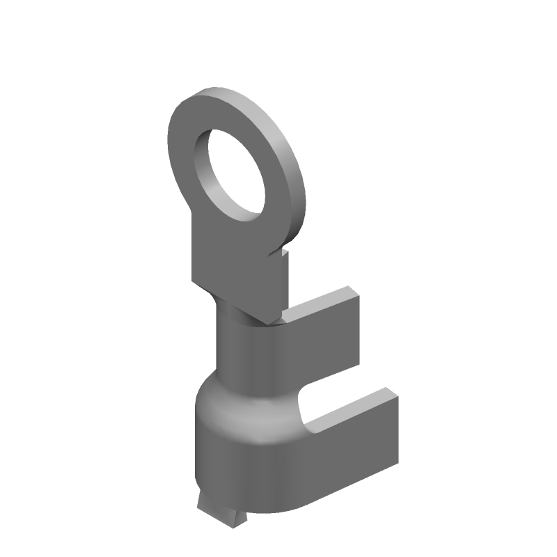 Ring Terminal 10-12AWG Brass Tin Crimp