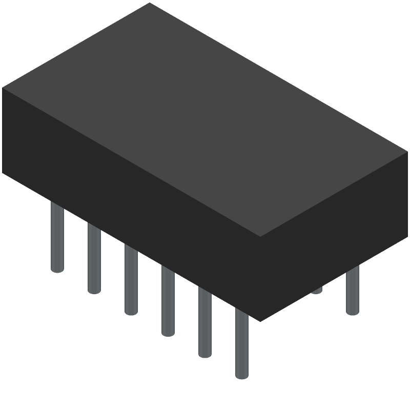 Green Dot Matrix Display Module, 4 Digit, 140 LED, DIP