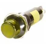 Yellow LED Panel Mount Indicator, 90mcd, 24V, 15mA